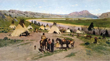 In den Ausläufern der Rockies, 1898